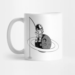 Astronaut Fishing Mug